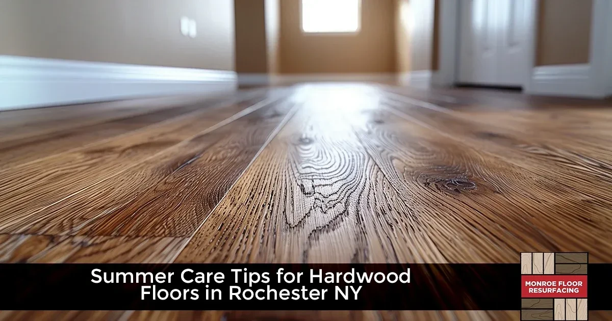 Summer Care Tips for Hardwood Floors in Rochester NY