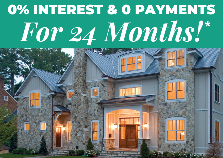 No Interest, No Payments, 2 Years! The Window Authority