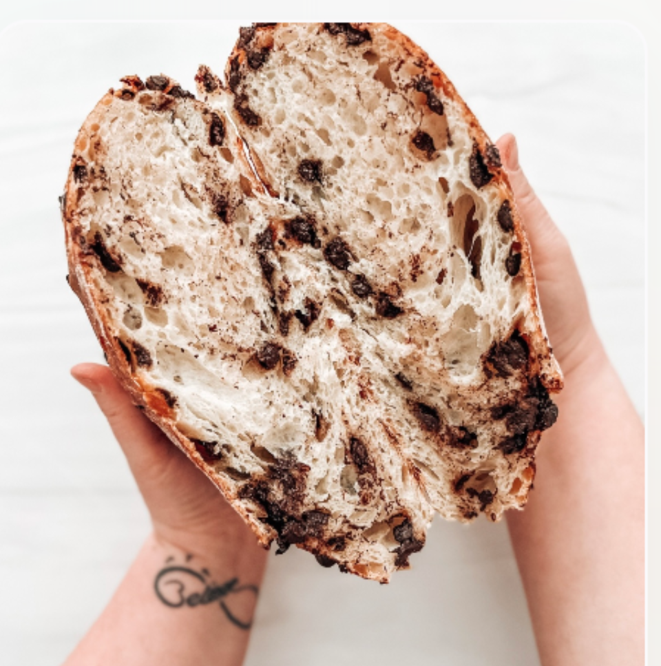 Chocolate Chip Croissant Loaf
