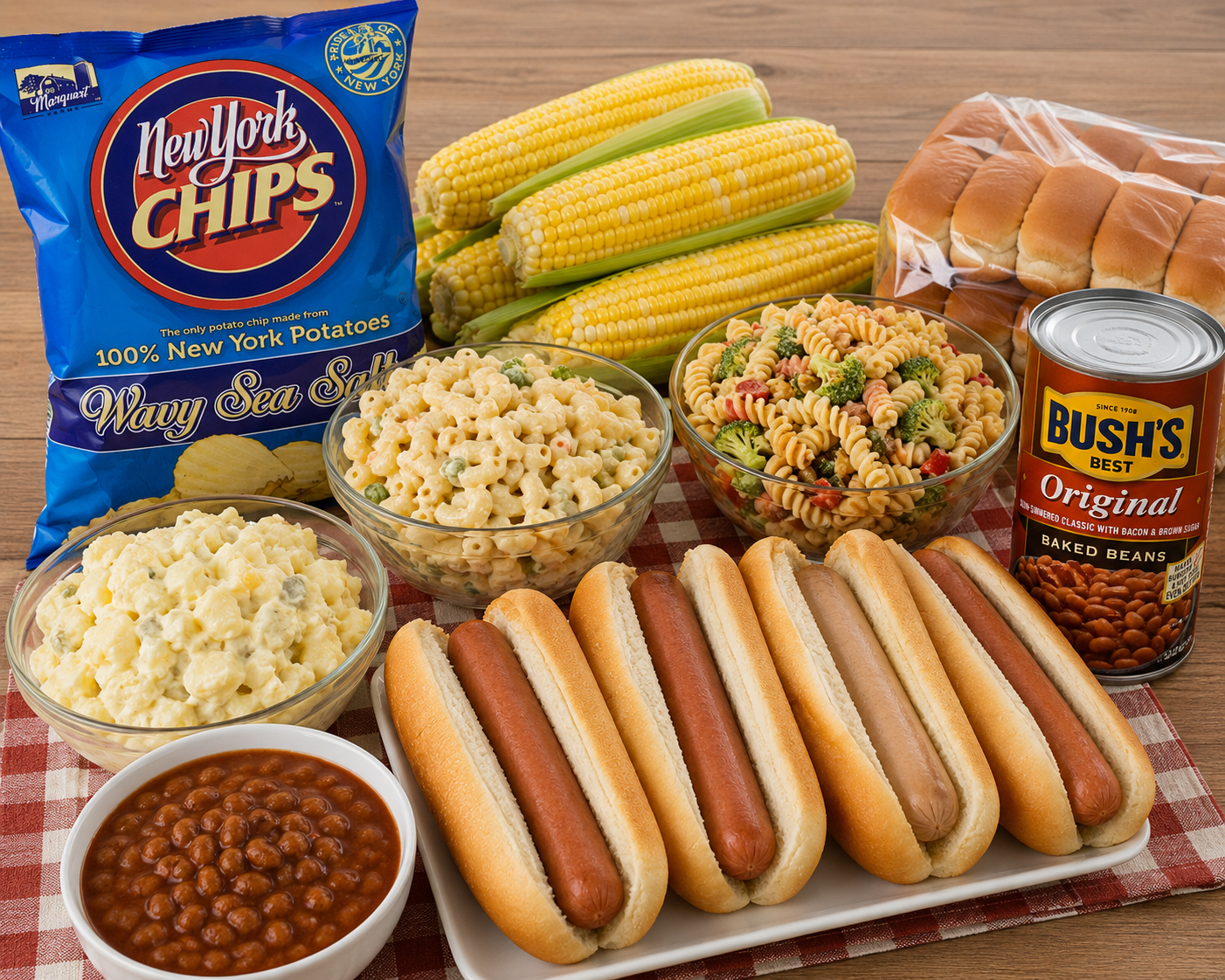 All-American Hot Dog Dinner