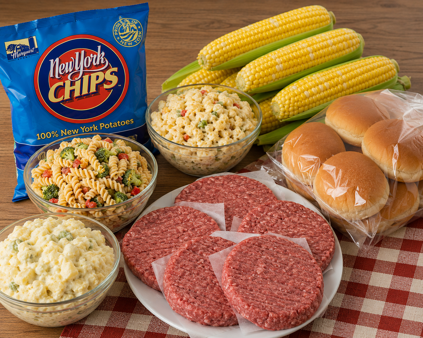 All-American Hamburger Dinner