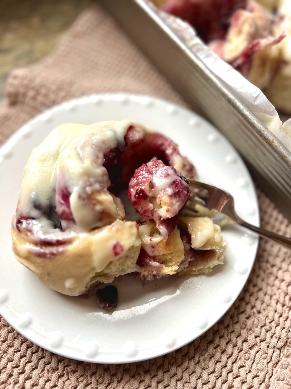 Blueberry Lemon Sweet Rolls - 2 Pack