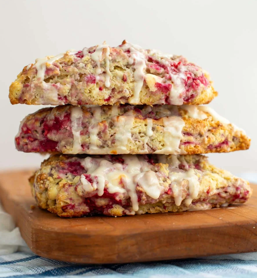 White Chocolate Raspberry Scones (2 pack)