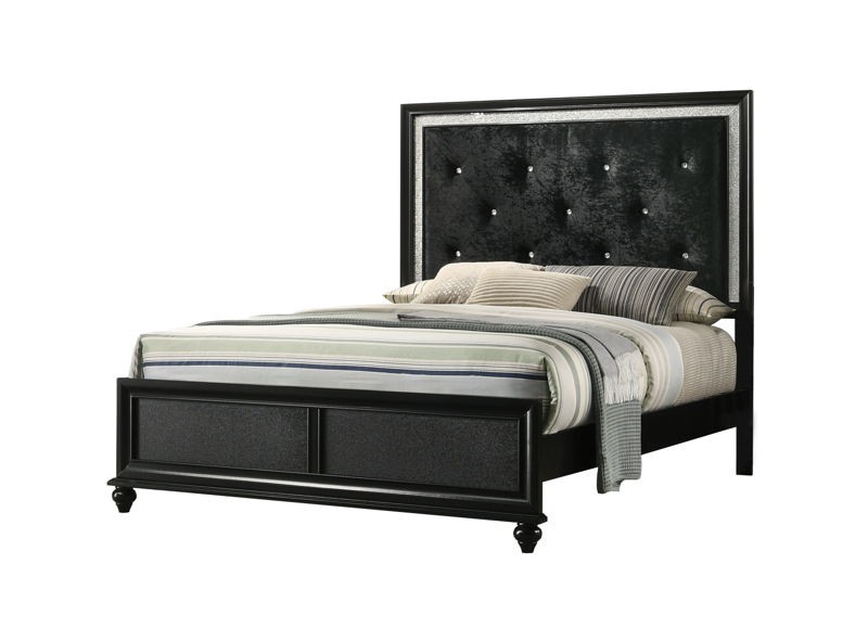 Lila - Queen Bed - Black