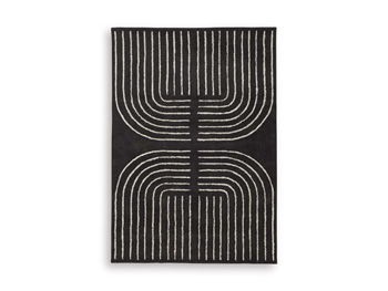 Eldonmore - Black / Ivory - Medium Rug