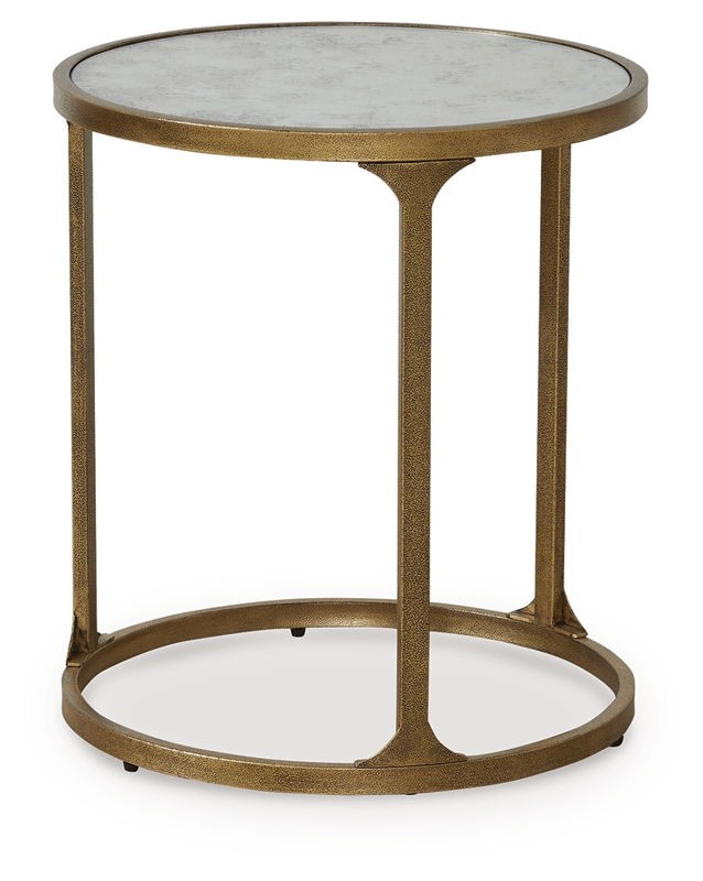 Korajane - Antique Gold - Round End Table