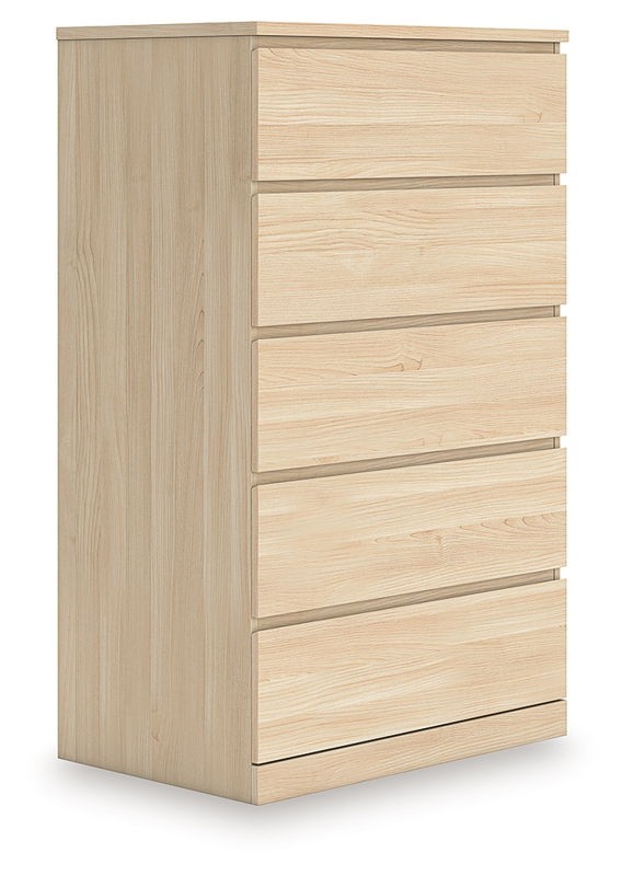 Onita - Natural - Five Drawer Chest