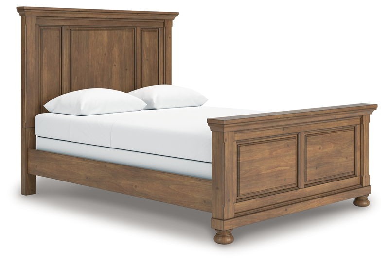 Feddinger - Medium Brown - Queen Panel Bed