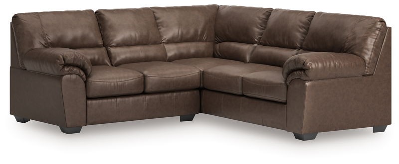 WillowBend - Umber - 2-Piece Sectional With RAF Sofa With Corner Wedge