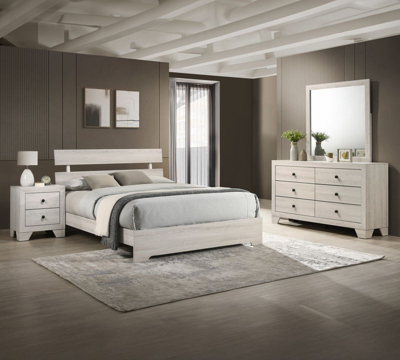 Atticus - Full 4 Piece Bedroom Set - White