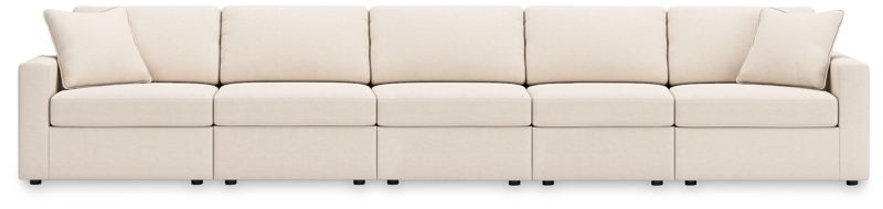 Modmax - Oyster - 5-Piece Sectional With 3 Armless Chairs