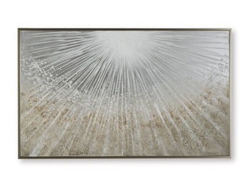 Waldard - Gray / Taupe / White - Wall Art