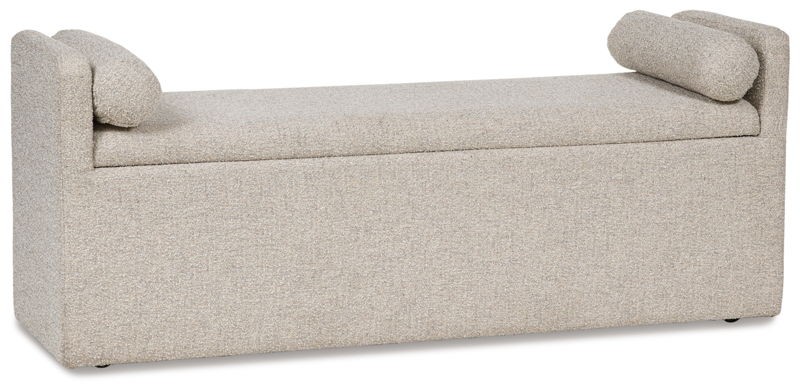 Galliden - Beige - Large Upholstered Dining Room Bench