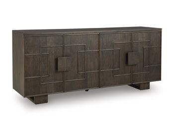 Cato - Dark Brown - Accent Cabinet