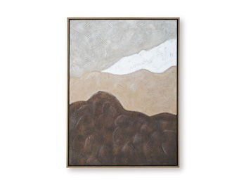 Fanthorne - Tan / Brown / White - Wall Art