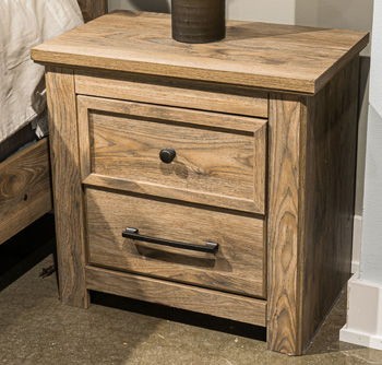 Rusticott - Brown - Two Drawer Night Stand