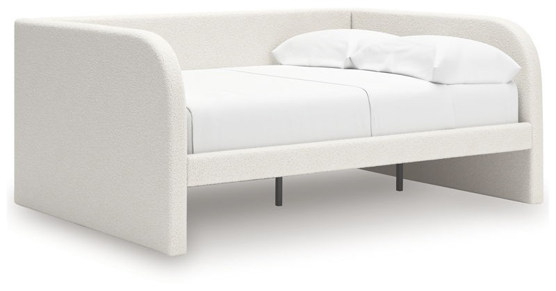 Arloster - Tan / White - Full Upholstered Day Bed