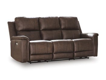 Bleckley - Power Reclining Sofa With Adjustable Headrest - Espresso