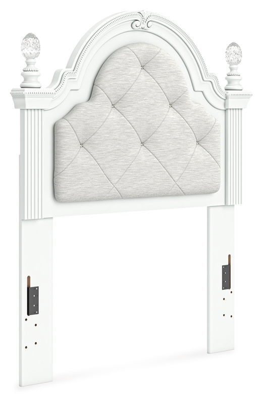 Kozlani - Twin Upholstered Panel Headboard - White