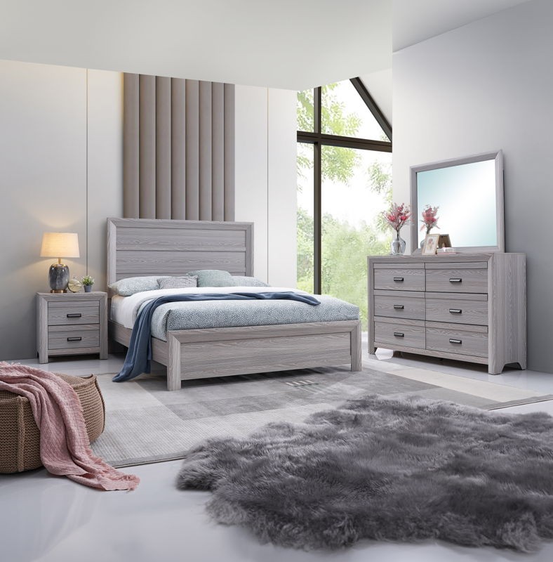 Adelaide - Twin 4 Piece Bedroom Set - Drift Wood