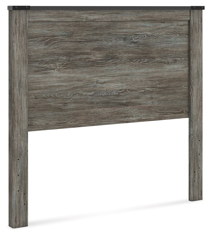 Frandern - Gray - Full Panel Headboard