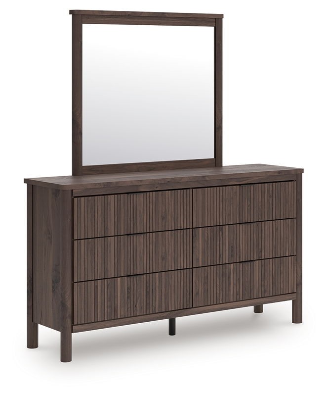 Pamytta - Brown - Dresser And Mirror