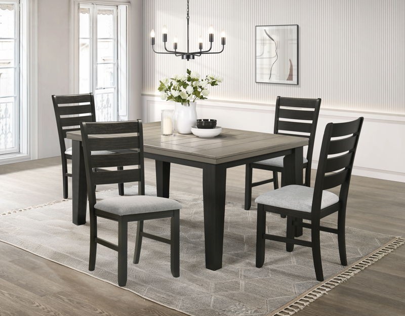 Bardstown - 5 Piece Dining Room Set - Light Gray
