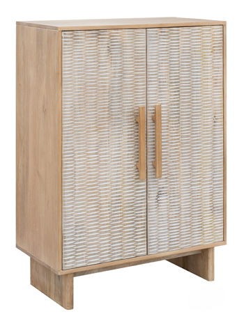 Dallinbury - Natural / White Wash - Accent Cabinet