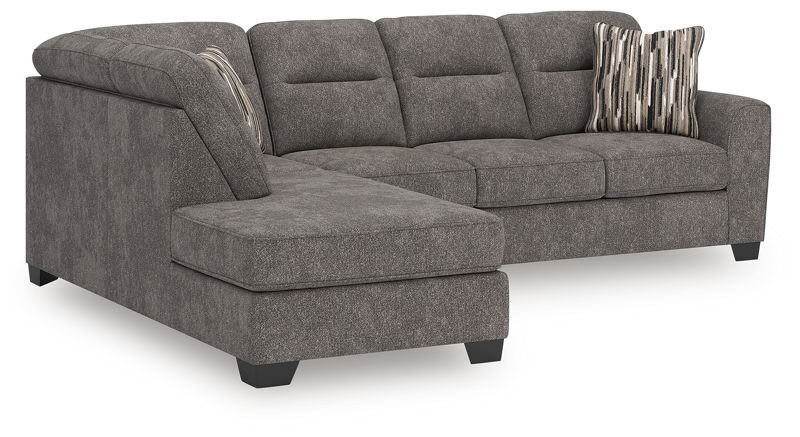 Olten - Graphite - 2-Piece Sectional With LAF Corner Chaise