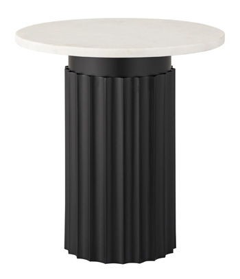 Wainstone - Black / White - Accent Table