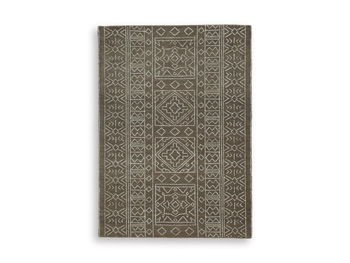 Merrittman - Brown / Ivory - Medium Rug