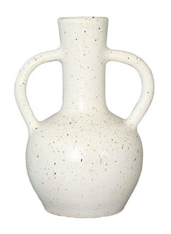 Dallinworth - White / Black - Vase - 13"