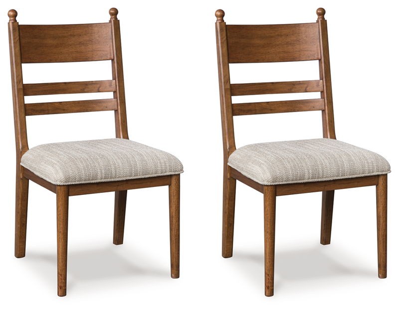 Greddinton - Brown - Dining Upholstered Side Chair (Set of 2)
