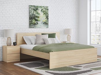 Onita - Natural - King Panel Headboard