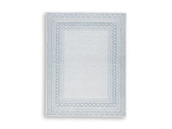 Azelhurst - Blue / Ivory / Gray - Large Rug