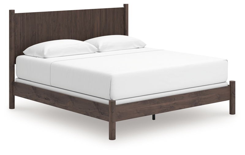Pamytta - Brown - King Panel Bed