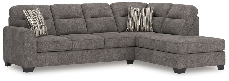 Olten - Graphite - 2-Piece Sectional With RAF Corner Chaise