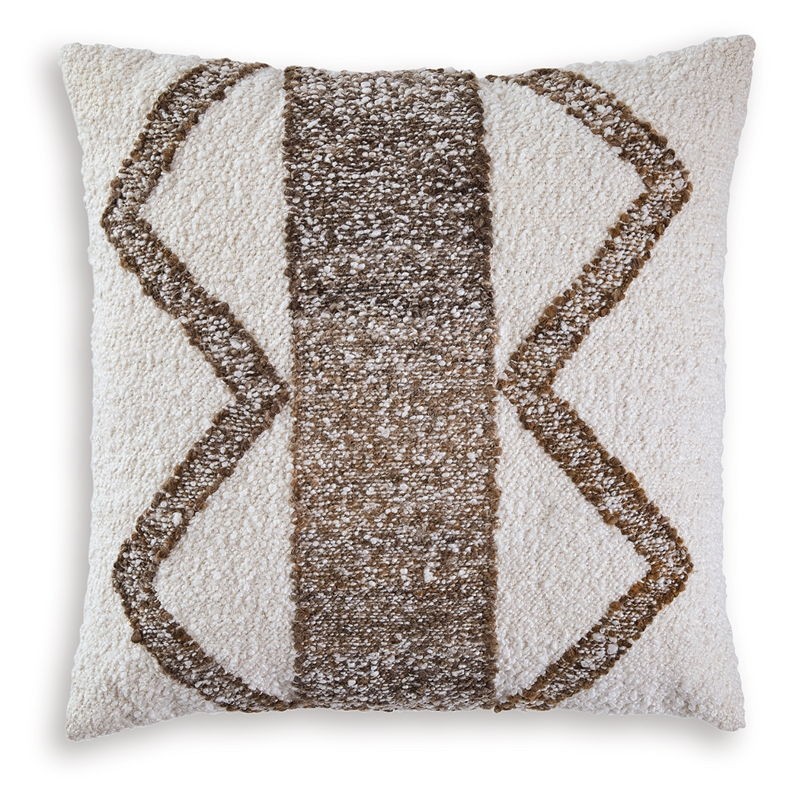 Brettwood - Ivory / Brown - Pillow (Set of 4)