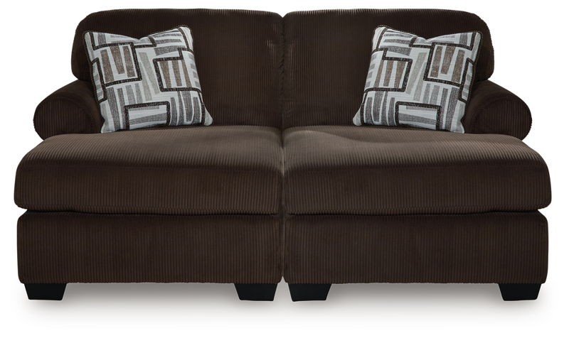 Kimlee - Chocolate - 2-Piece Super Chaise