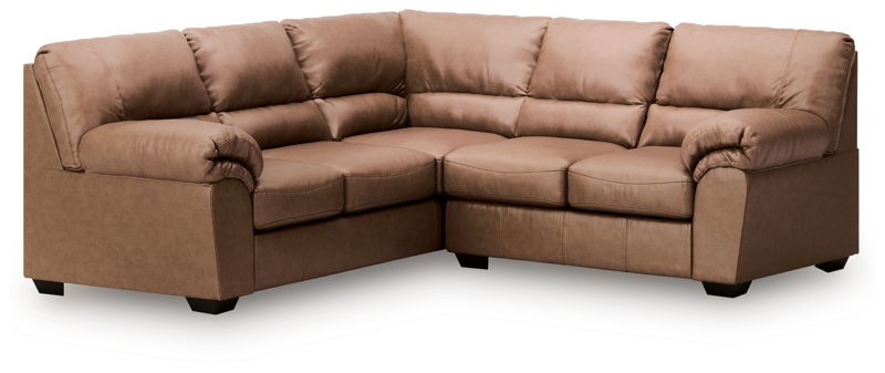 WillowBend - Caramel - 2-Piece Sectional With RAF Loveseat