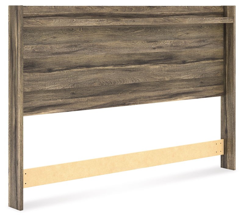 Elbrim - Brown - King Panel Headboard