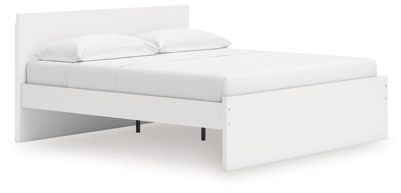 Onita - White - King Panel Platform Bed