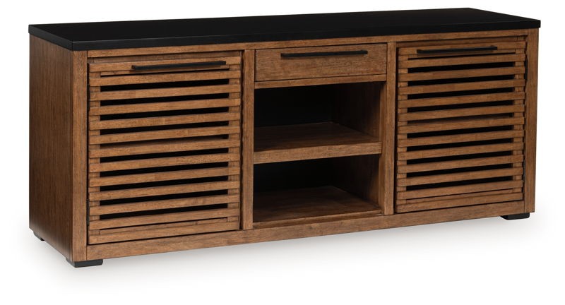 Kallari - Warm Brown / Black - Credenza