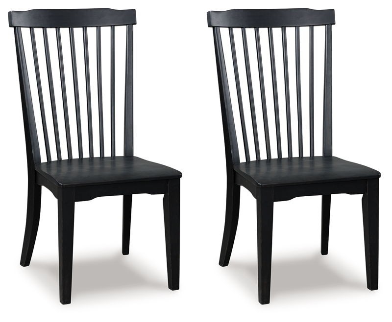 Greddinton - Black - Dining Room Side Chair (Set of 2)