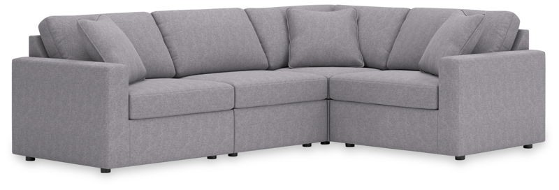 Modmax - Granite - 4-Piece Sectional