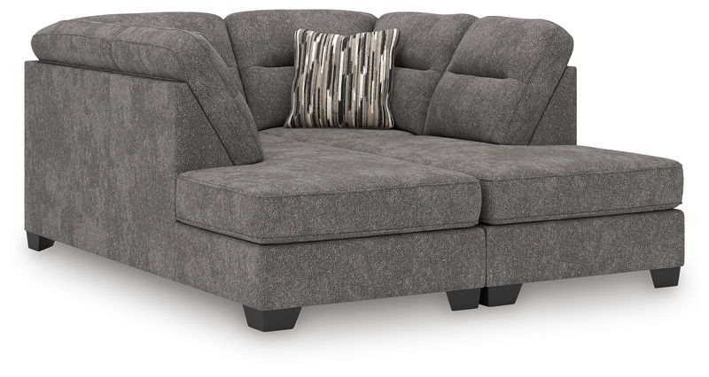 Olten - Graphite - 2-Piece Super Chaise