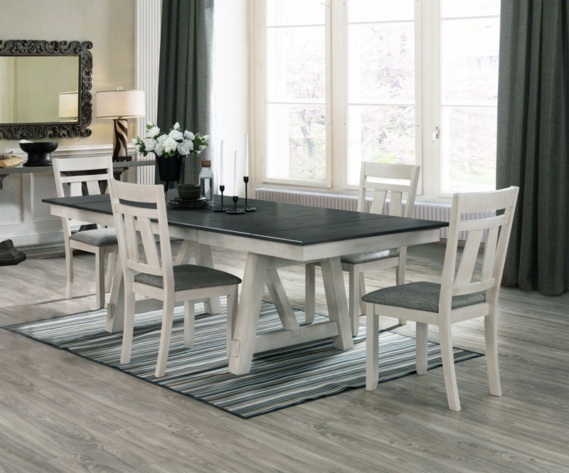 Maribelle - 5 Piece Dining Room Set - Antique White