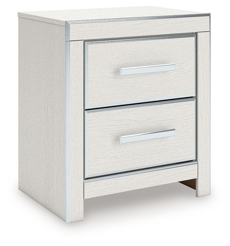 Zuraleus - White - Two Drawer Night Stand