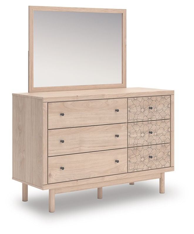 Arloster - Tan - Dresser And Mirror