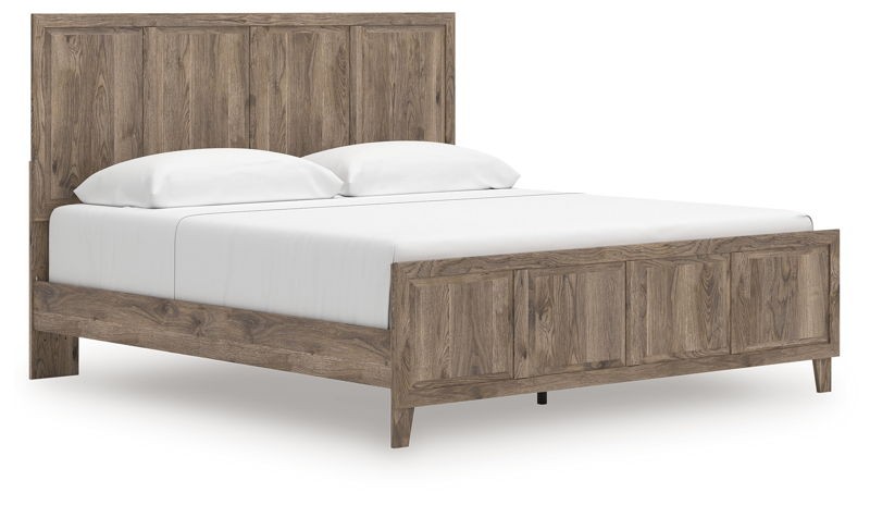 Rusticott - Brown - King Panel Bed
